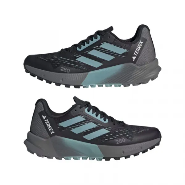 Dámska bežecká trailová obuv ADIDAS Terrex Agravic Flow 2.0 core black dash grey cloud white