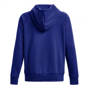 Dámska zateplená tréningová mikina s kapucňou UNDER ARMOUR UA Rival Fleece Graphic Hdy-Royal BLU