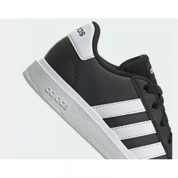 Juniorská rekreačná obuv ADIDAS Grand Court 2.0 core black cloud white core black