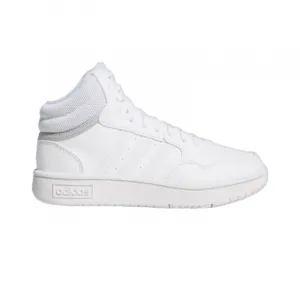 Juniorská rekreačná obuv ADIDAS Hoops 3.0 Mid K cloud white cloud white grey two