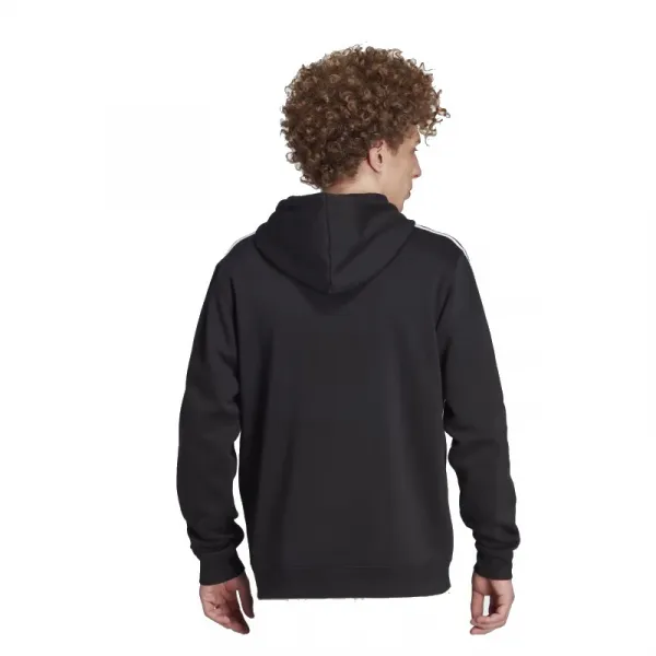 Pánska mikina s kapucňou ADIDAS ORIGINALS 3-STRIPES HOODY-IM2088-black