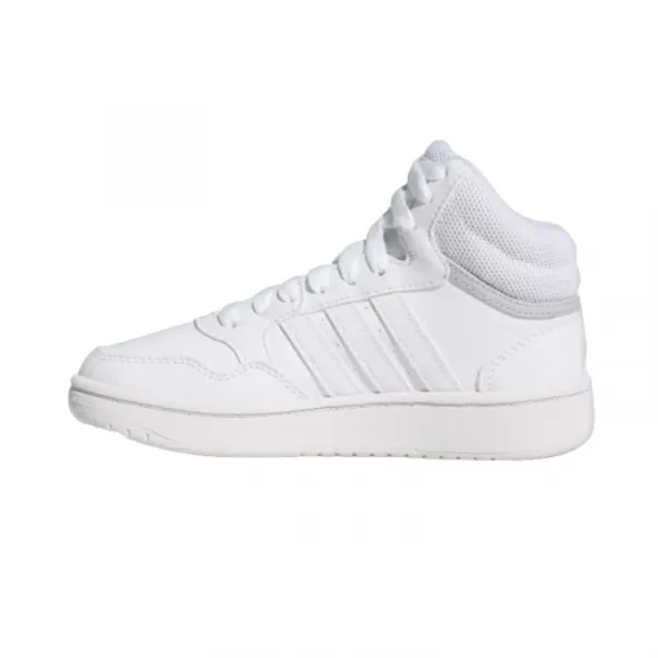 Juniorská rekreačná obuv ADIDAS Hoops 3.0 Mid K cloud white cloud white grey two