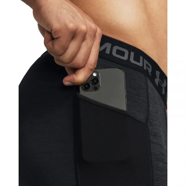 Pánske zateplené legíny UNDER ARMOUR UA CG Armour Twist Lgs-BLK