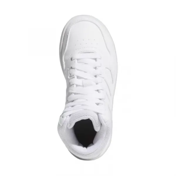 Juniorská rekreačná obuv ADIDAS Hoops 3.0 Mid K cloud white cloud white grey two