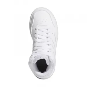 Juniorská rekreačná obuv ADIDAS Hoops 3.0 Mid K cloud white cloud white grey two