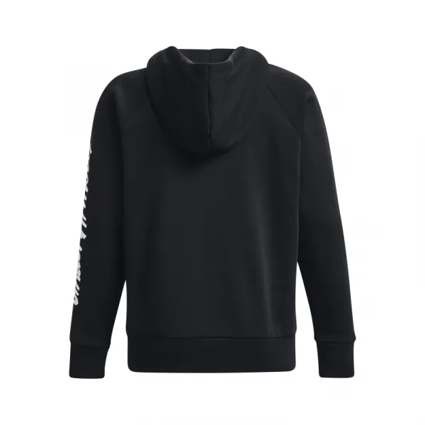 Dámska zateplená tréningová mikina s kapucňou UNDER ARMOUR UA Rival Fleece Graphic Hdy-BLK