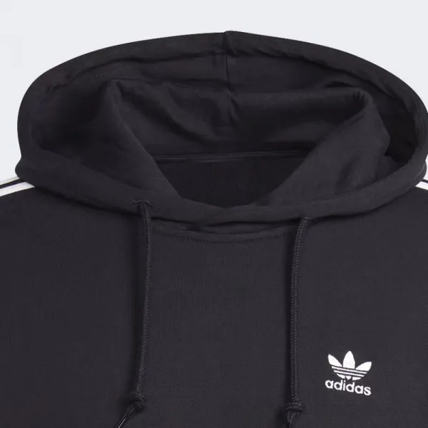 Pánska mikina s kapucňou ADIDAS ORIGINALS 3-STRIPES HOODY-IM2088-black