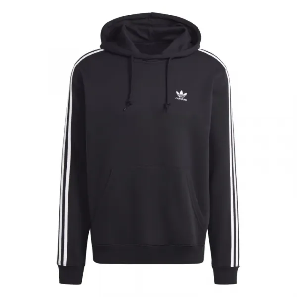 Pánska mikina s kapucňou ADIDAS ORIGINALS 3-STRIPES HOODY-IM2088-black