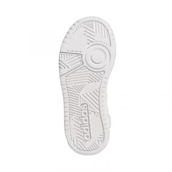 Juniorská rekreačná obuv ADIDAS Hoops 3.0 Mid K cloud white cloud white grey two