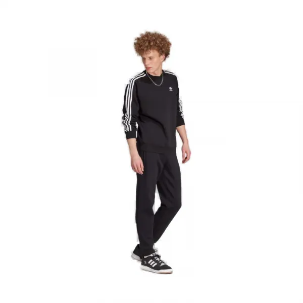 Pánska mikina ADIDAS ORIGINALS 3-STRIPES CREW-IM2087-black