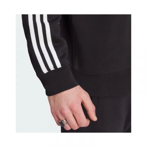 Pánska mikina ADIDAS ORIGINALS 3-STRIPES CREW-IM2087-black