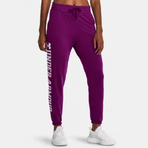 Dámske tepláky UNDER ARMOUR UA Rival Terry Graphic Jogr-PPL