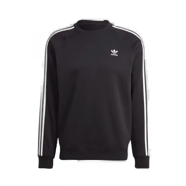 Pánska mikina ADIDAS ORIGINALS 3-STRIPES CREW-IM2087-black