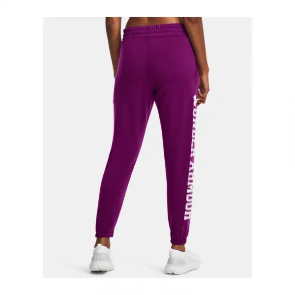 Dámske tepláky UNDER ARMOUR UA Rival Terry Graphic Jogr-PPL