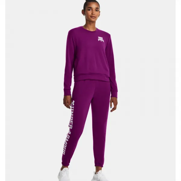Dámske tepláky UNDER ARMOUR UA Rival Terry Graphic Jogr-PPL