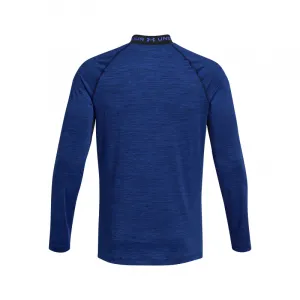 Pánske kompresné tričko s dlhým rukávom UNDER ARMOUR UA CG Armour Twist Mock-BLU