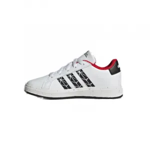 Chlapčenská rekreačná obuv ADIDAS Grand Court X Marvel Spider-man white core black scarlet