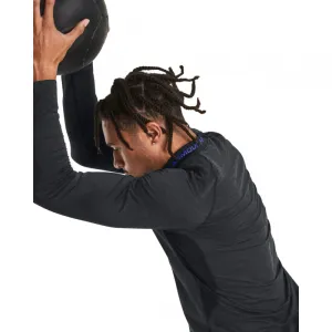 Pánske kompresné tričko s dlhým rukávom UNDER ARMOUR UA CG Armour Twist Mock-BLK