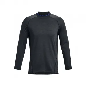 Pánske kompresné tričko s dlhým rukávom UNDER ARMOUR UA CG Armour Twist Mock-BLK