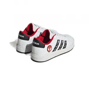 Chlapčenská rekreačná obuv ADIDAS Grand Court X Marvel Spider-man white core black scarlet
