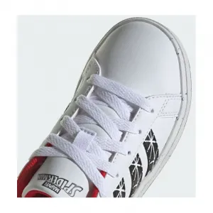 Chlapčenská rekreačná obuv ADIDAS Grand Court X Marvel Spider-man white core black scarlet