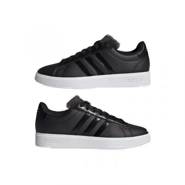 Dámska rekreačná obuv ADIDAS Grand Court 2.0 core black core black silver metallic
