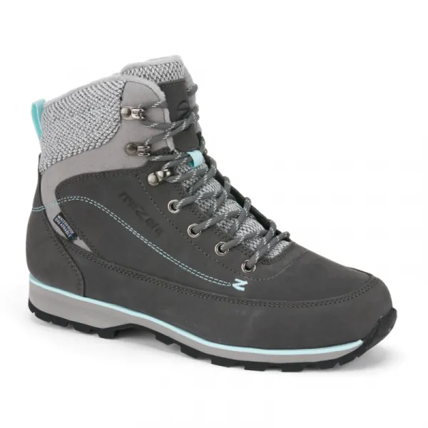 Dámske vysoké zimné topánky TREZETA Velvet Ws Wp, Grey Aquamarine
