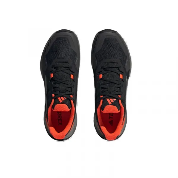 Pánska bežecká trailová obuv ADIDAS Terrex Soulstride M core black grey four solar red