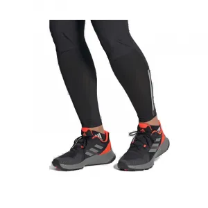 Pánska bežecká trailová obuv ADIDAS Terrex Soulstride M core black grey four solar red