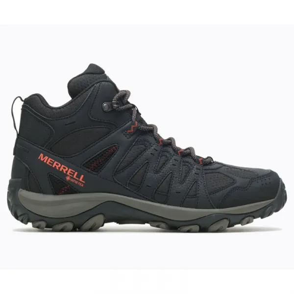 Pánska členková turistická obuv MERRELL Accentor 3 Sport Mid GTX M black tangerine
