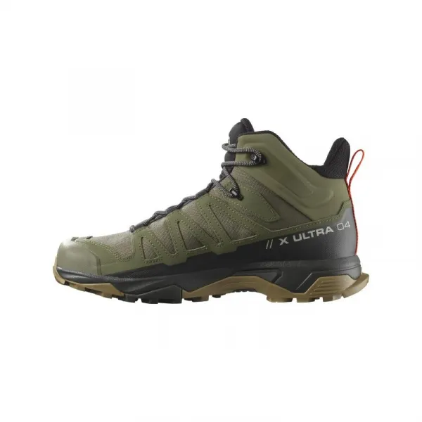 Pánska členková turistická obuv SALOMON X Ultra 4 Mid GTX deep lichen green peat kelp