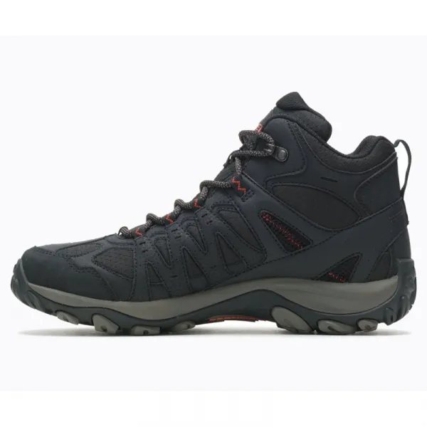 Pánska členková turistická obuv MERRELL Accentor 3 Sport Mid GTX M black tangerine