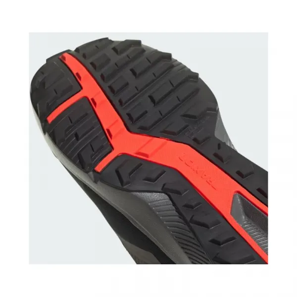 Pánska bežecká trailová obuv ADIDAS Terrex Soulstride M core black grey four solar red