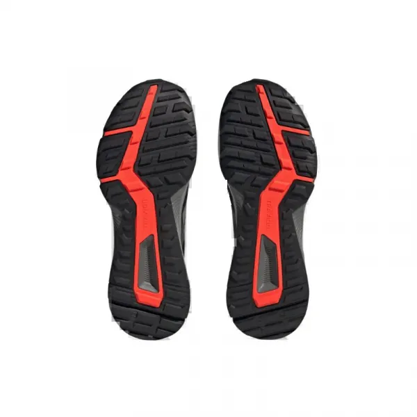 Pánska bežecká trailová obuv ADIDAS Terrex Soulstride M core black grey four solar red