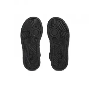 Chlapčenské členkové zimné topánky ADIDAS Hoops 3.0 Mid K core black core black preloved yellow