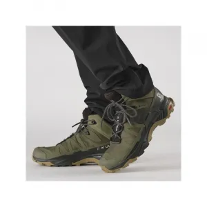 Pánska členková turistická obuv SALOMON X Ultra 4 Mid GTX deep lichen green peat kelp