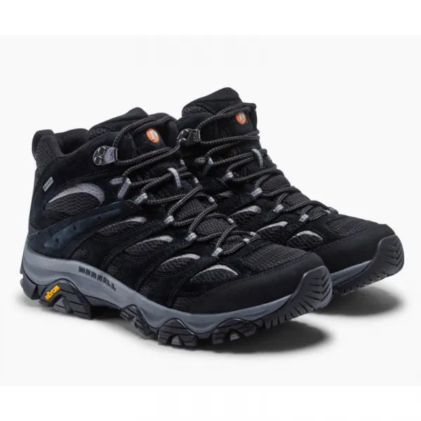 Pánska členková turistická obuv MERRELL Moab 3 Mid GTX M black grey