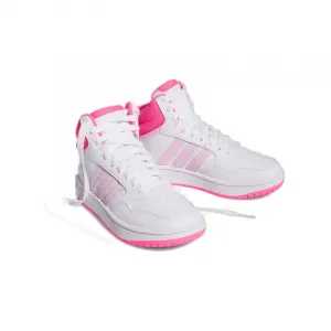 Dievčenská rekreačná obuv ADIDAS Hoops 3.0 Mid K cloud white orchid fusion lucid pink