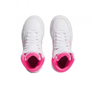 Dievčenská rekreačná obuv ADIDAS Hoops 3.0 Mid K cloud white orchid fusion lucid pink