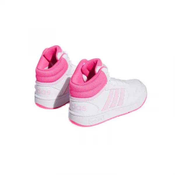 Dievčenská rekreačná obuv ADIDAS Hoops 3.0 Mid K cloud white orchid fusion lucid pink