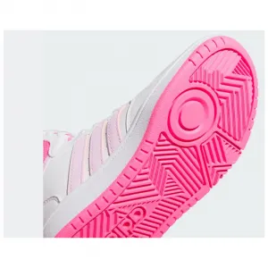 Dievčenská rekreačná obuv ADIDAS Hoops 3.0 Mid K cloud white orchid fusion lucid pink