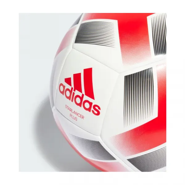 Futbalová lopta ADIDAS STARLANCER PLUS WHITE RED BLACK I