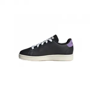 Dievčenská rekreačná obuv ADIDAS Advantage core black core black violet fusion