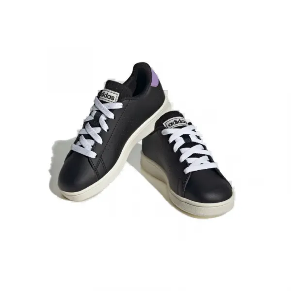 Dievčenská rekreačná obuv ADIDAS Advantage core black core black violet fusion