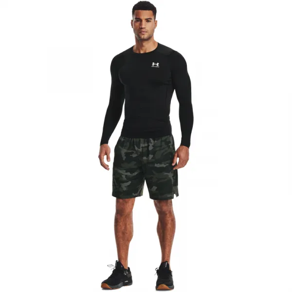 Pánske kompresné tričko s dlhým rukávom UNDER ARMOUR UA HG Armour Comp LS-BLK