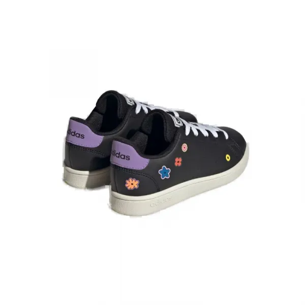 Dievčenská rekreačná obuv ADIDAS Advantage core black core black violet fusion