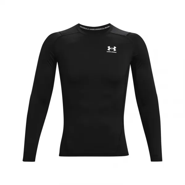 Pánske kompresné tričko s dlhým rukávom UNDER ARMOUR UA HG Armour Comp LS-BLK