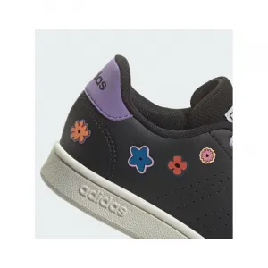 Dievčenská rekreačná obuv ADIDAS Advantage core black core black violet fusion