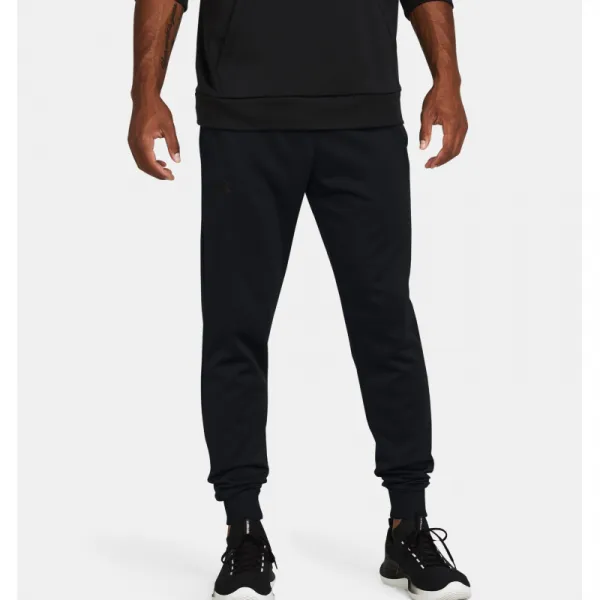 Pánske zateplené tepláky UNDER ARMOUR UA Armour Fleece Joggers-1373362-001 BLK