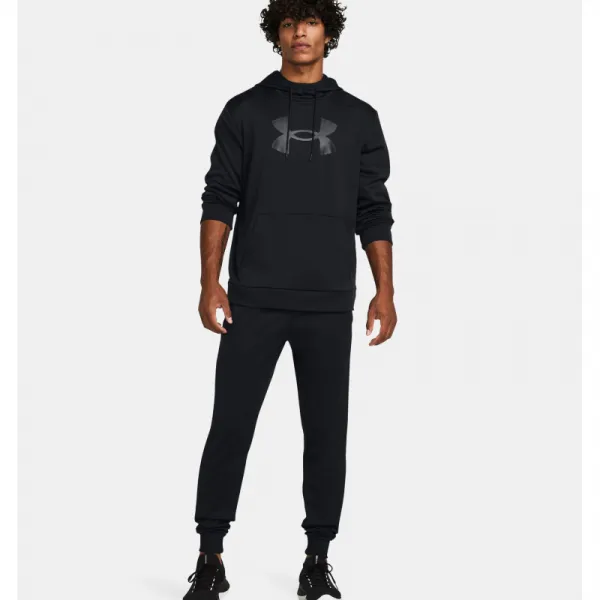 Pánske zateplené tepláky UNDER ARMOUR UA Armour Fleece Joggers-1373362-001 BLK